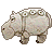 작은 하마 조각상(거래 가능) (Small Hippo Statue (Tradable))