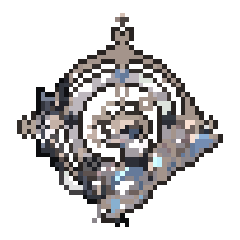 찬란한 몽환의 원더랜드 토끼 신사 회중시계 윙