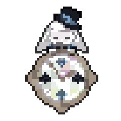 몽환의 원더랜드 앨리스 처진 귀 토끼 헤일로