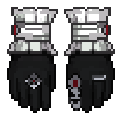 크림슨 녹턴 글러브(남성용) (Crimson Nocturne Gloves (M))