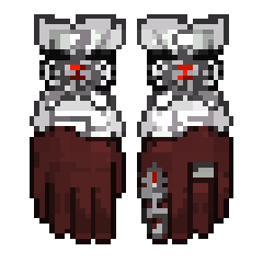 크림슨 녹턴 글러브(여성용) (Crimson Nocturne Gloves (F))