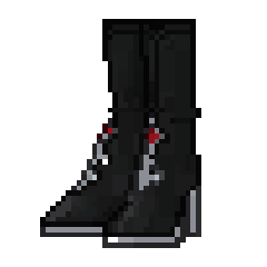 크림슨 녹턴 부츠(남성용) (Crimson Nocturne Boots (M))