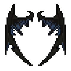 우아한 크림슨 녹턴 윙 (Elegant Crimson Nocturne Wings)