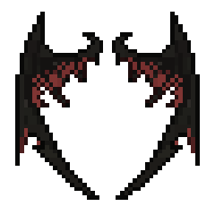 강렬한 크림슨 녹턴 윙 (Intense Crimson Nocturne Wings)