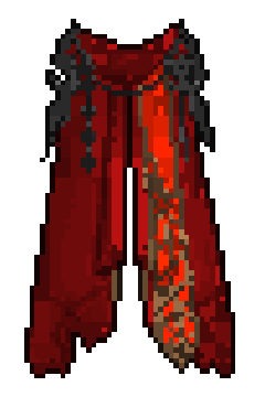 불타는 오블리비언 카이저 망토 (bultaneun Oblivion Kaiser Cloak)