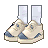 비단 운문 생활 한복 신발(여성용) (Silk Cloud Life Hanbok Shoes(F))