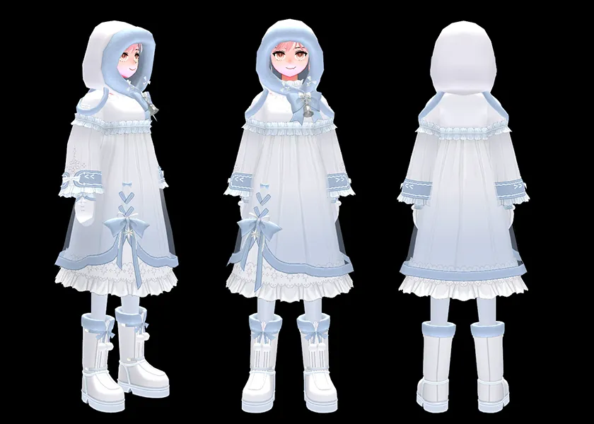 눈의 요정 의상(여성용) (Winter Snowbell Outfit (F))