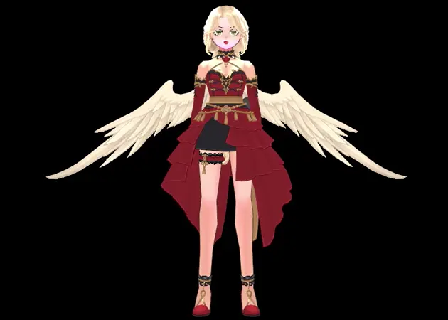 우아한 에이더 레이븐 윙