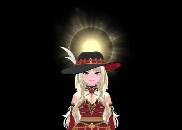 눈부신 태양의 빛 헤일로