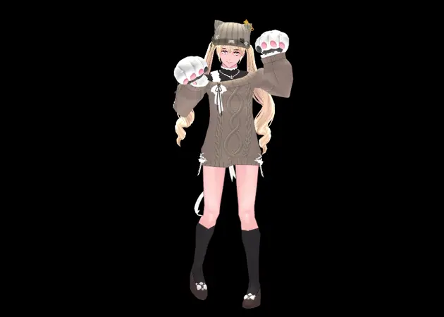 파스텔 러블리 캣 너클 외형 주문서 파스텔 러블리 캣 너클 외형 주문서