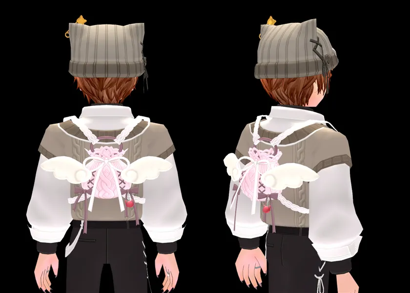 화사한 코지 니트 날개 화사한 코지 니트 날개