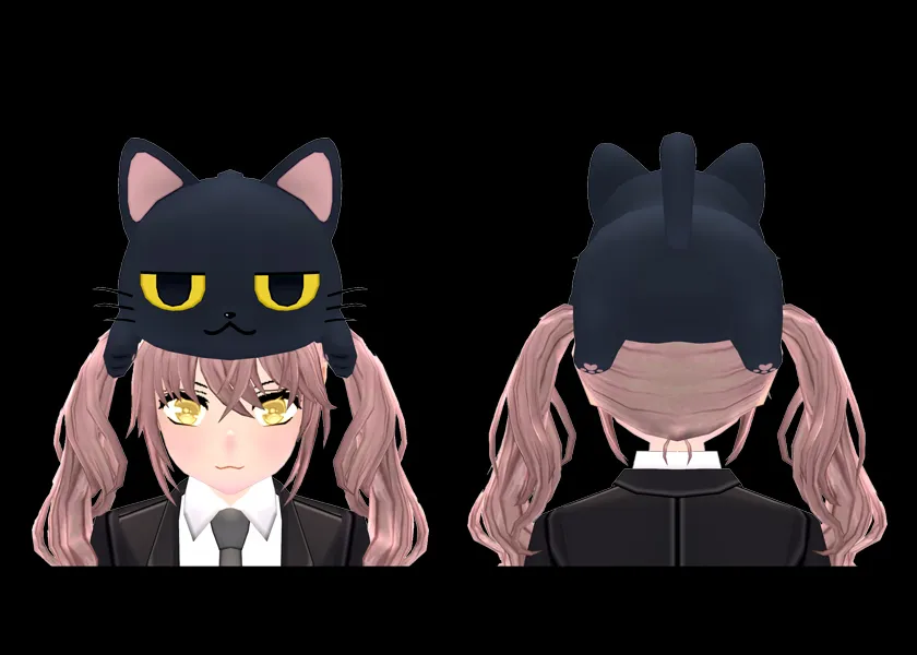 히트 비트 스쿨 고양이 모자