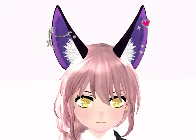 히트 비트 쫑긋 여우 귀 머리띠