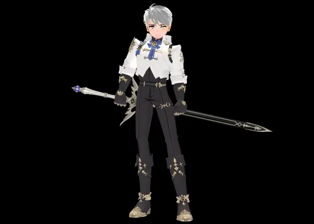 로열 나이츠 세레모니얼 투 핸디드 소드 외형 주문서