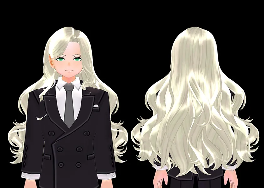 기묘한 미드나잇 파빌리온 가발(남성용)