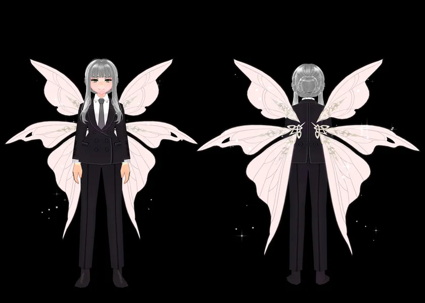 아련한 봄의 정령 날개