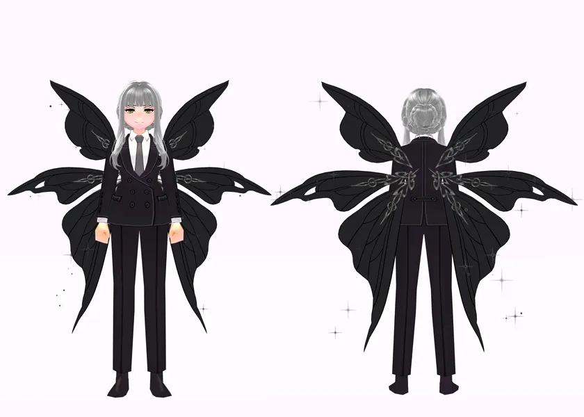 단아한 봄의 정령 날개