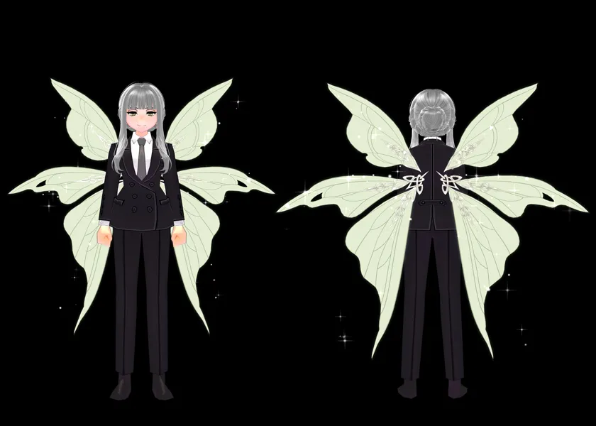 영롱한 봄의 정령 날개