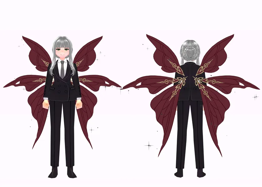 고귀한 봄의 정령 날개