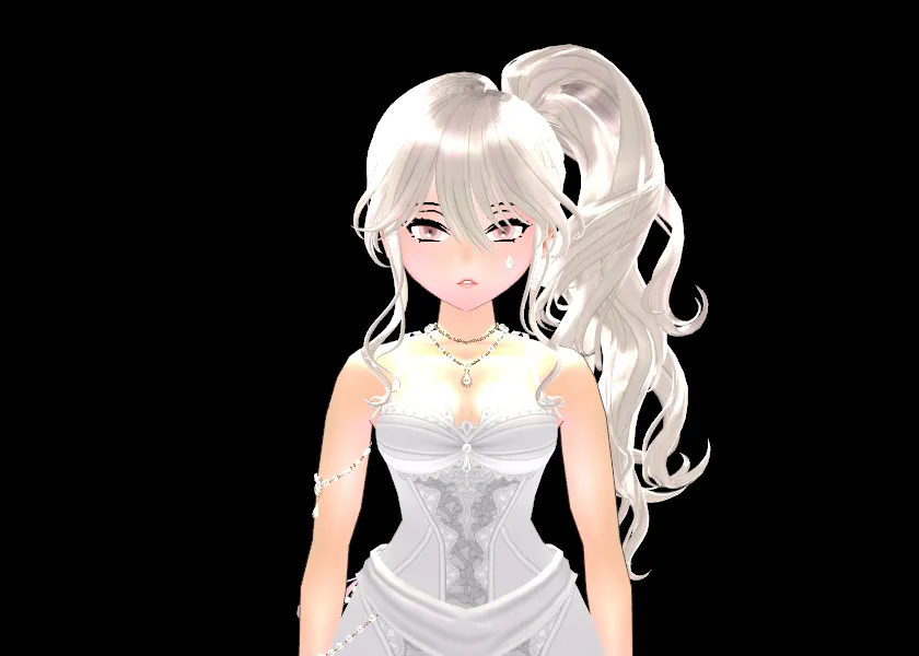 아리아 실프 눈물 보석 장식(얼굴 장식 슬롯 전용) (Aria Sylph nunmul boseog Ornament(Face Ornament Slot Exclusive))